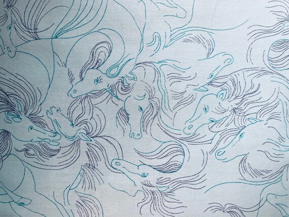 Liberty Novelty Rare Pale Blue ‘Naz’ Tana Lawn Vintage 13”x 9” fabric. International Shipping #Adele