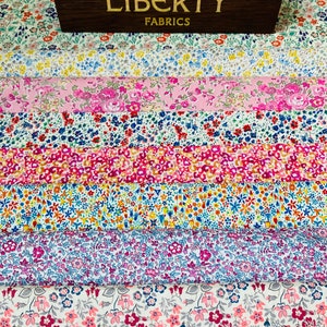 Liberty Tana Lawn (aggiornato) "Petites", contenente 8 bellissimi cotoni, le dimensioni sono tagliate in un generoso 6"x9".