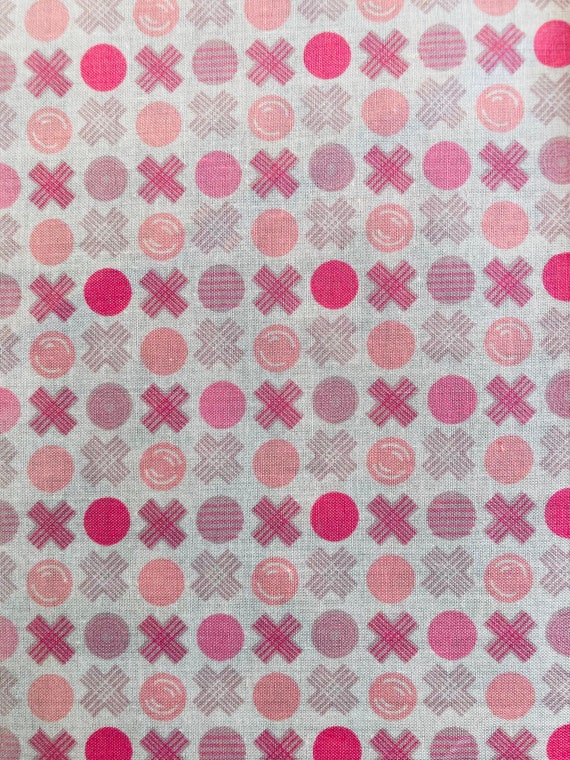Novelty Liberty Tana Lawn, ‘Dan’. Discontinued 13”x 9” Pink fabric.