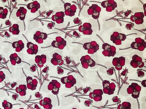Liberty Tana Lawn 13”x 9” Magenta ‘Ros’