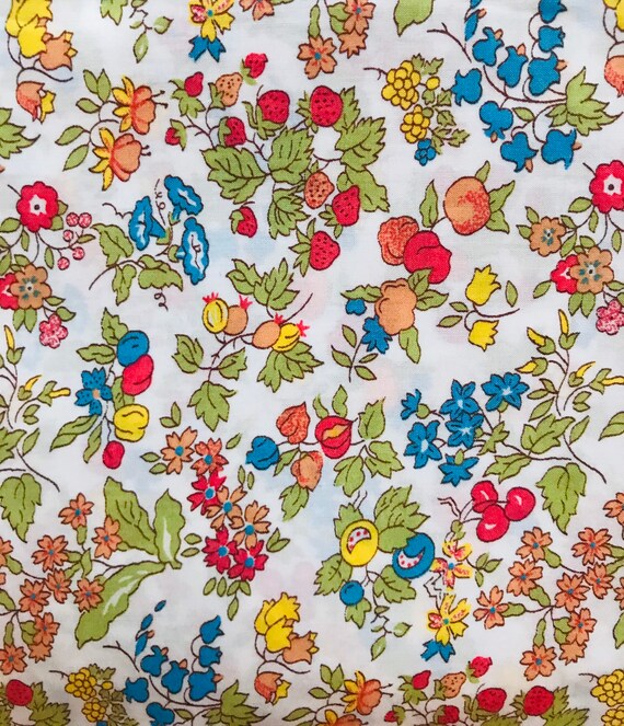 Liberty Tana Lawn,  ‘Nancy Ann’ 13”x 9”. This classic was introduced in Spring 2003 and has been popular ever since.