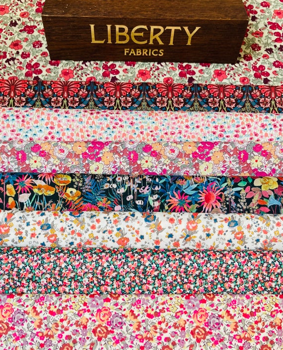 Liberty Tana Lawn ‘Coral’ from my Hidden Gems Collection. 8 pieces cut to a generous 6”x 9”