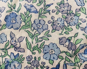 Discontinued Liberty Tana Lawn Blue ‘Mamie’ 13”x 9”