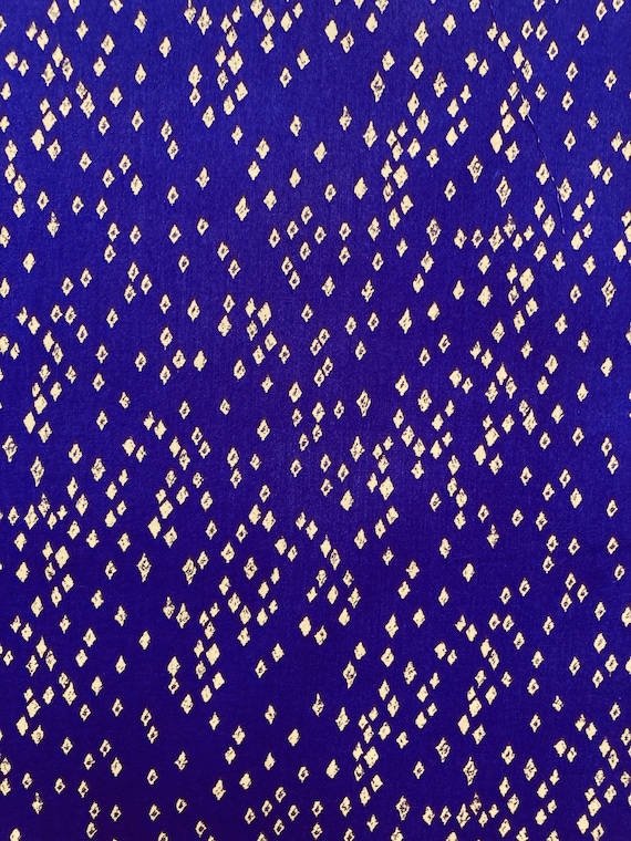 A Discontinued Purple And Yellow ‘Diamond Dance’ Liberty Tana Lawn 13”x 9” Crafting Patchwork