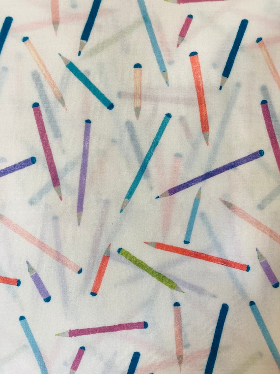 Novelty ‘Sketch’ Liberty Tana Lawn Fabric 13”x 9”