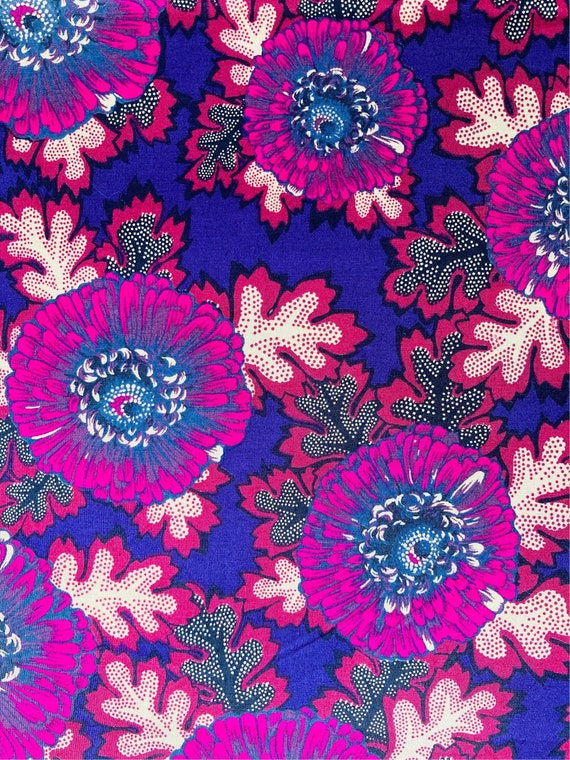 A striking Purple and Pink ‘Sarinee’ Liberty Tana Lawn 13”x 9” International Shipping