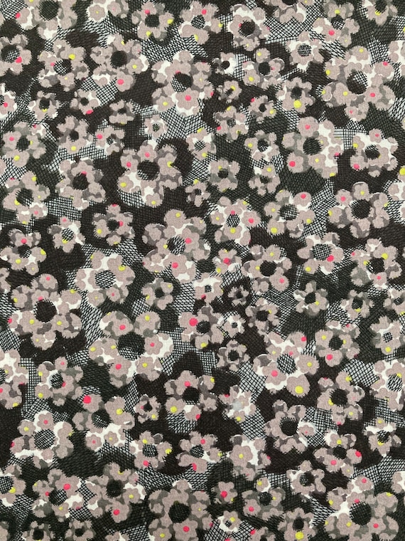 A Rare colourway of Brown and Beige in this ‘Eleanabella’ Liberty Tana Lawn 13”x 9” Crafting Patchwork