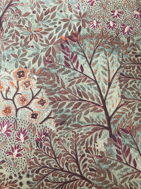 A lovely discontinued Purple And Grey ‘David Joe’ Liberty Tana Lawn 13”x 9” #Adele