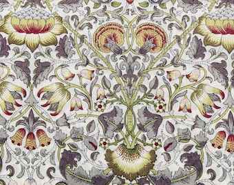 Liberty Tana Lawn 13”x 9” A Lovely Green and Tan’ William Morris design called ‘Lodden’