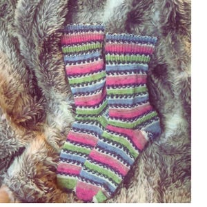 Circular Sock machine Cuff Down Sock Pattern