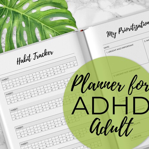 ADHD Planner Printable ADHD Planner for Adults Etsy Australia