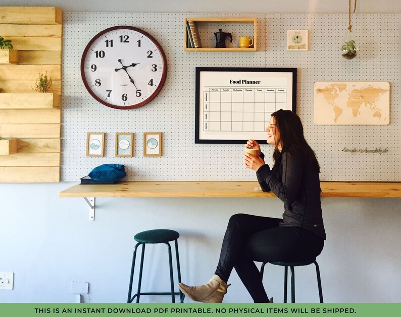 ADHD Wall Planner Instant Download Printable for ADHD Etsy