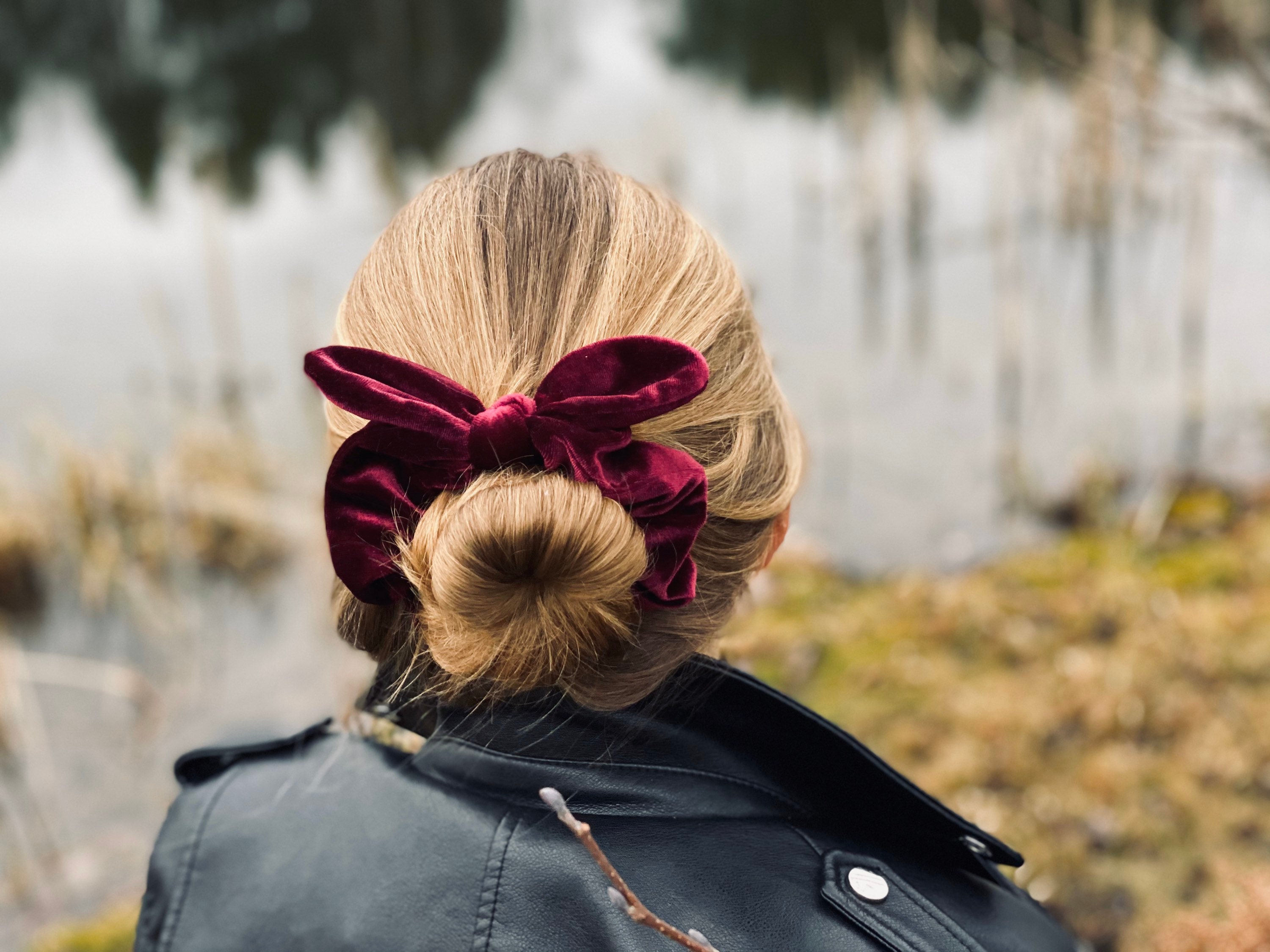 Big Velvet Scrunchie - Etsy Big Velvet Scrunchie - Etsy