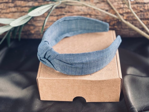 Knotted lightweight Denim Fabric Organic GOTS certified  Adult and kids hair Jeans hair