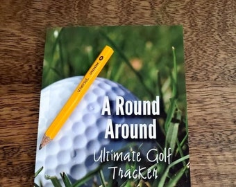 Ultimate Golf Tracker - Gift - Track 51 Rounds - Golfing Journal - Checklist - Bucket List Courses - Stats - Memory Keeper - Record - Log 1