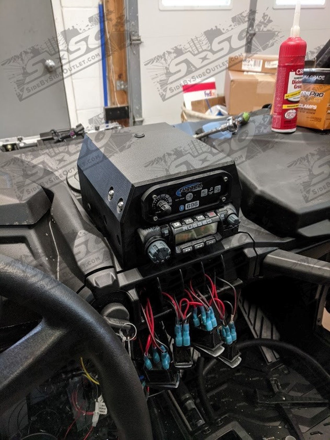 Rugged Radio Mount for Can Am Maverick Etsy