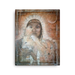 Canvas Print |  40,6 x 50,8 cm / 16 x 20 in - (Shamanic Art | Spirit Animal)