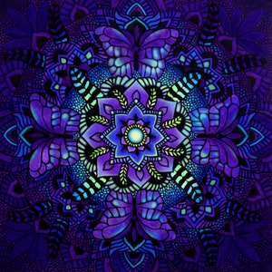 Poster Print 21x30cm / 30x40cm (8.27 x 11.8in / 11.8 x 15.75in) (Shamanic Art | Spirit Animal)