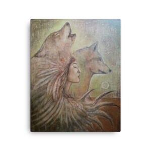 Canvas Print |  40,6 x 50,8 cm / 16 x 20 in - (Shamanic Art | Spirit Animal)