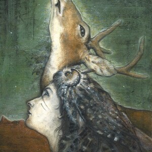 Poster Print 21x30cm / 30x40cm (8.27 x 11.8in / 11.8 x 15.75in) (Shamanic Art | Spirit Animal)