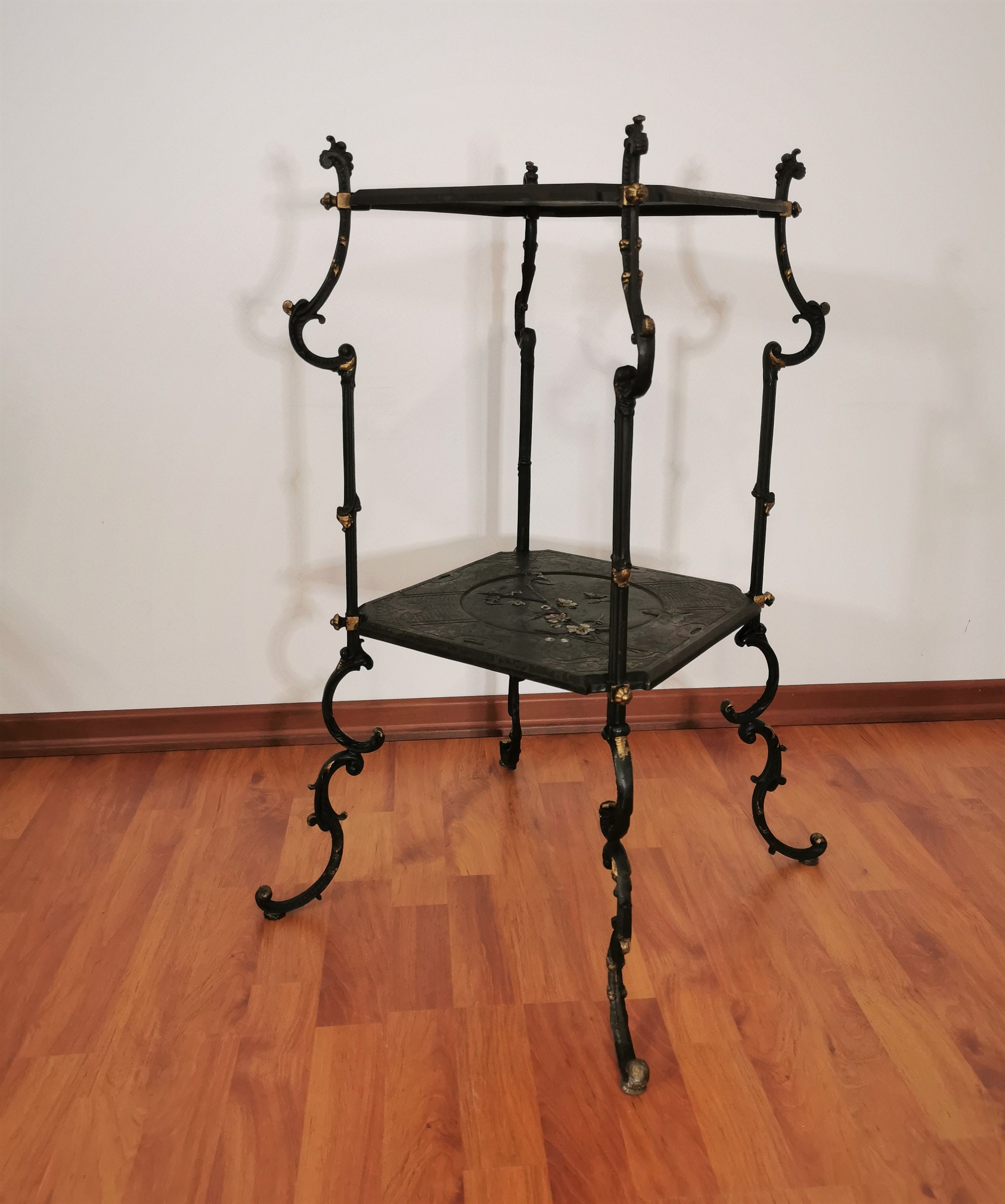 Sellette Desserte Antique de Gath en Fonte Art Nouveau