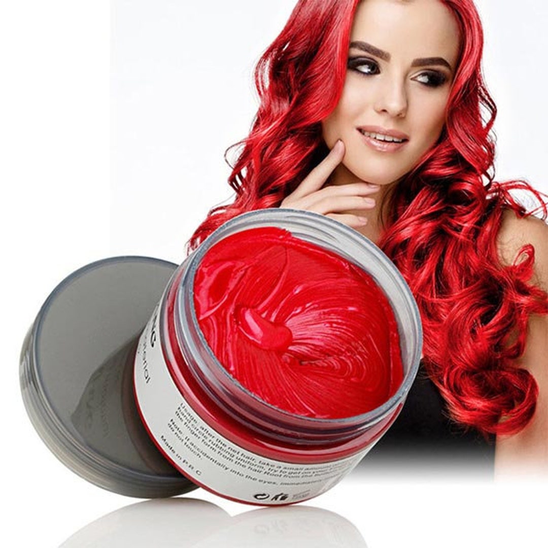 Colour Hair Wax Red 120g Hair Coloring Material Mofajang - Etsy Singapore Colour Hair Wax Red 120g Hair Coloring Material Mofajang - Etsy Singapore