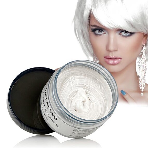 Colour Hair Wax White 120g Hair Coloring Material Mofajang Etsy