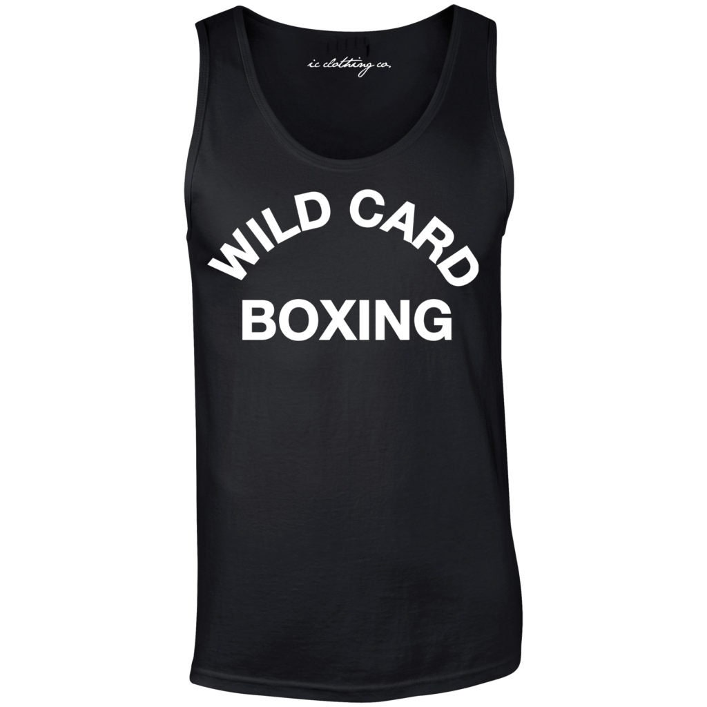 Wild Card Boxing Premium Black Vest Etsy UK