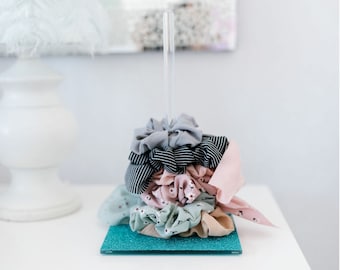 Scrunchie Organizer - Scrunchie Stand - Scrunchie Holder - Hair Tie Holder - Hair Accessory Organizer  - Scrunchies Holder Organizer
