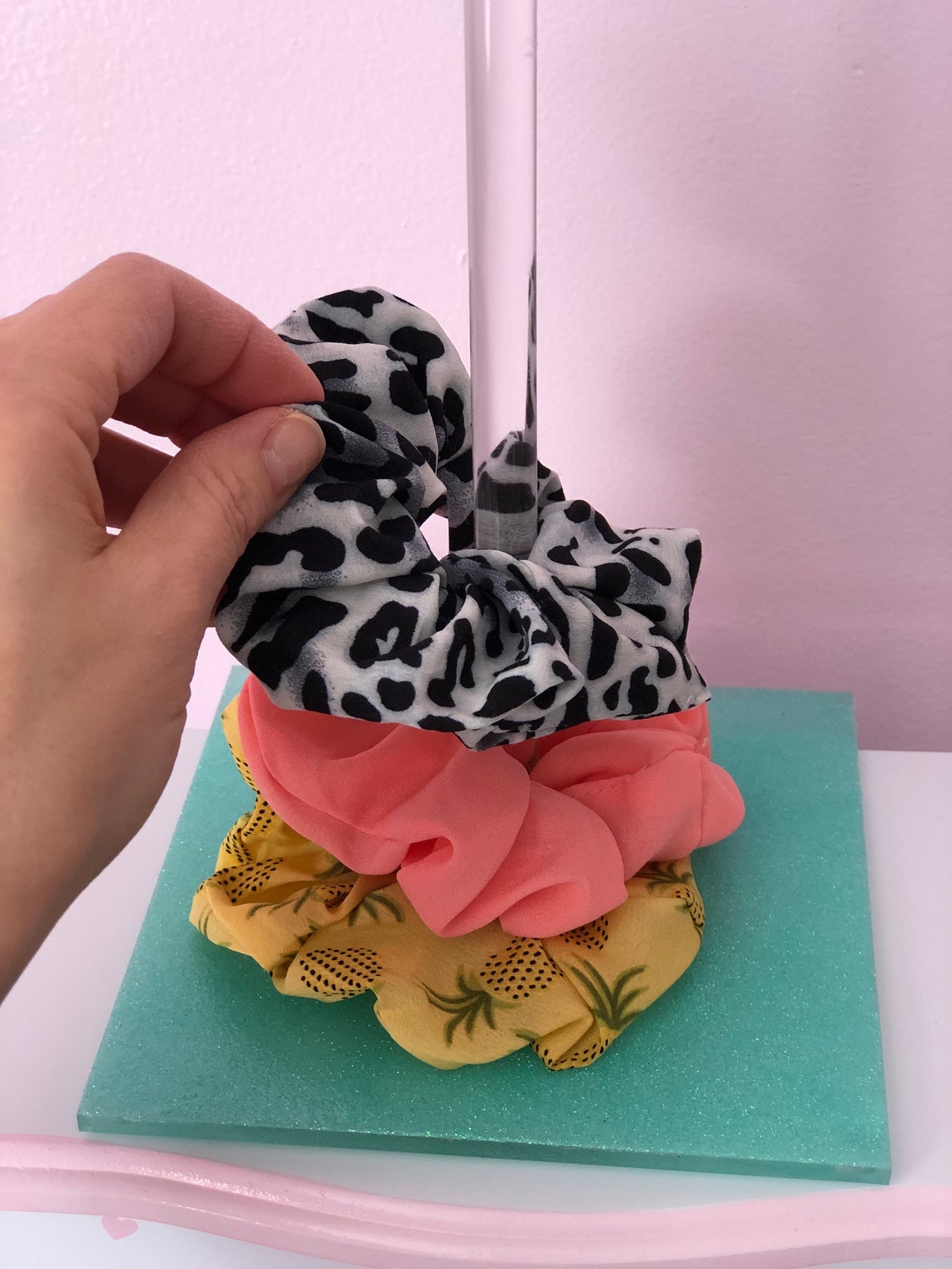 Scrunchie Organizer Scrunchie Stand Scrunchie Holder Hair Tie Holder