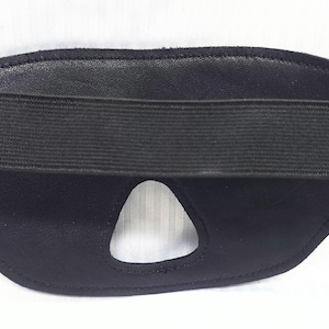 Leather Deluxe Half Face Open Nose Mask Blindfold Etsy leather-deluxe-half-face-open-nose-mask-blindfold-etsy