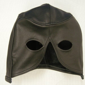Leather Executioner Mask Hood Costume Fancy Dress