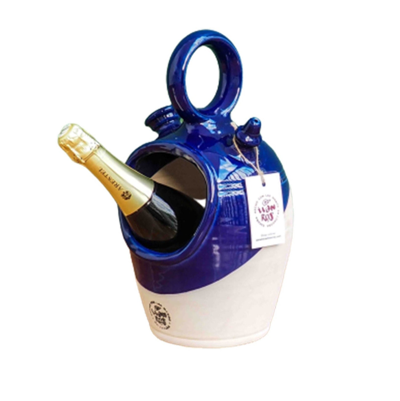 Wine Rack, Ice Bucket, Ceramic Wine Cooler - Etsy