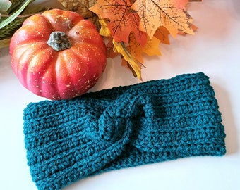 Green headband, women's headband