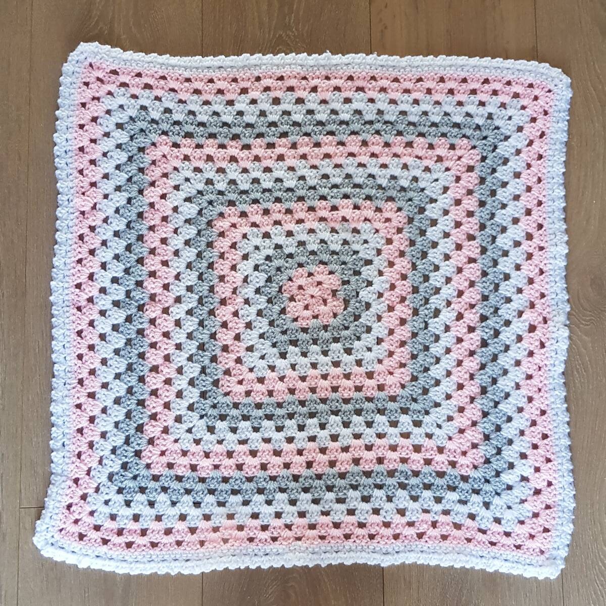 Baby Blanket Soft Baby Granny Square Crochet Blanket Pink - Etsy UK