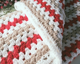 Festive Blanket Crochet PDF Pattern