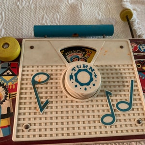 Vintage Fisher Price TV Radio 1961 - Ten Little Indians - Fisher Price | Gifts For Kids | Collectable | Gift Idea | Gift For Kids