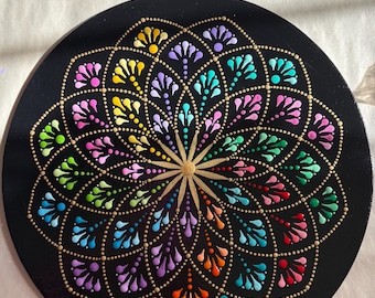 Dot art mandala