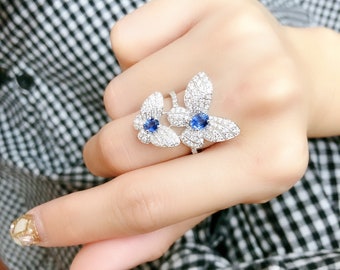 Sapphire Butterfly Etsy