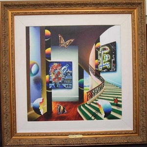 60% Specjalne!! Akceptujemy najlepsze oferty! 17,500 Rzadki Ważny Duży Surrealizm Ferjo Malarstwo z dziełami Joan Miro Fernand Leger