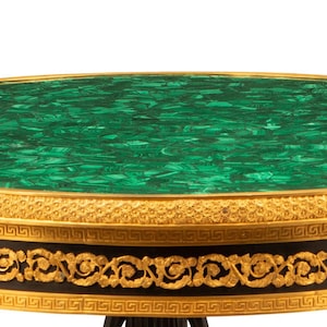 Liquidation Clearance!! Accepting Best Offers!! 95,000 Museum Qty Estate Authentic Rare Dore Bronze Three Graces Malachite Table image 4