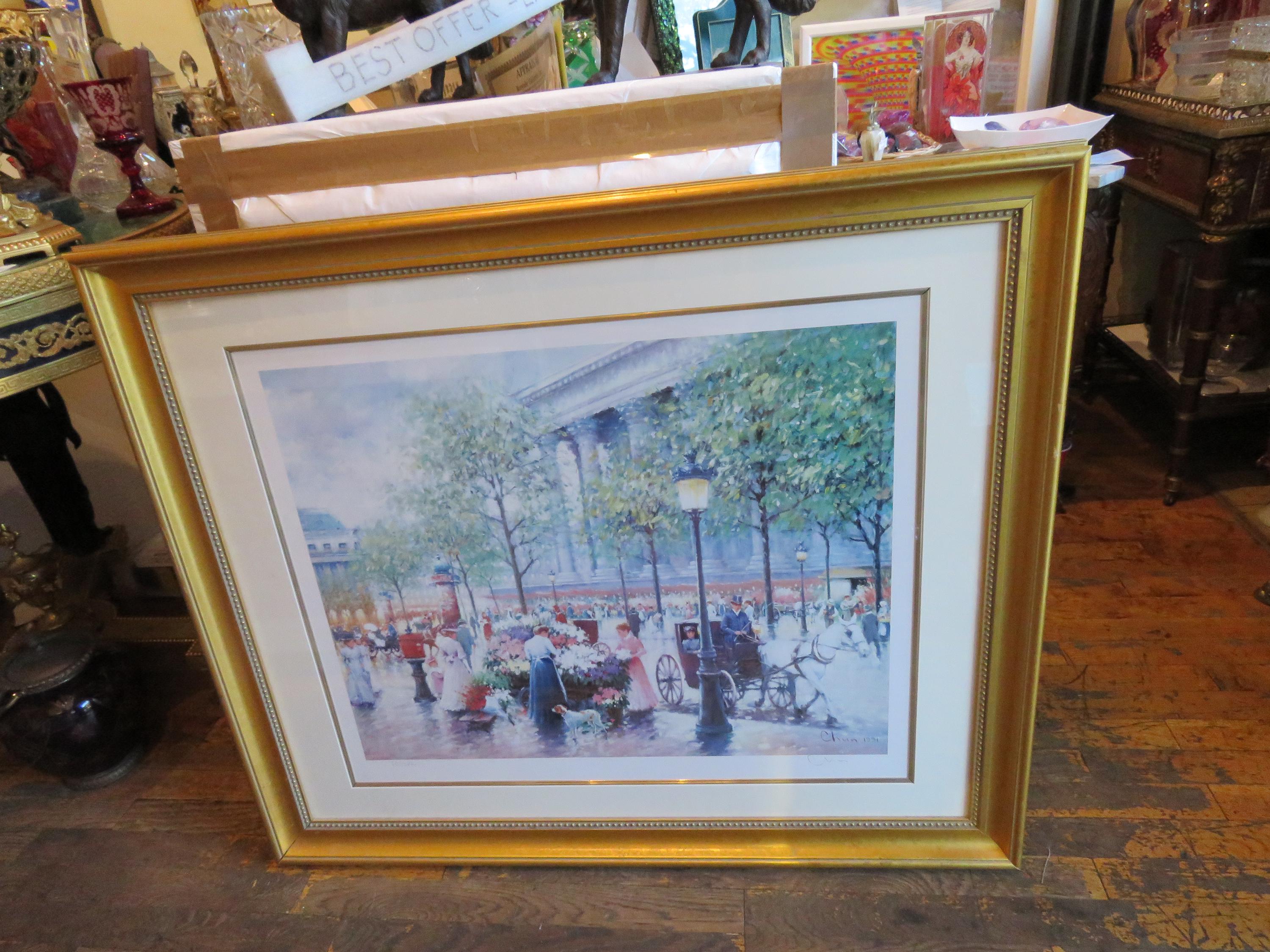 Beautiful Rare Important New York City Estate Chun Paris Signed