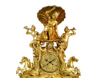 65% Off Liquidation Clearance!!! 75,000 19th Century Museum Quality French Bronze Clock Children Cherubs & Venus