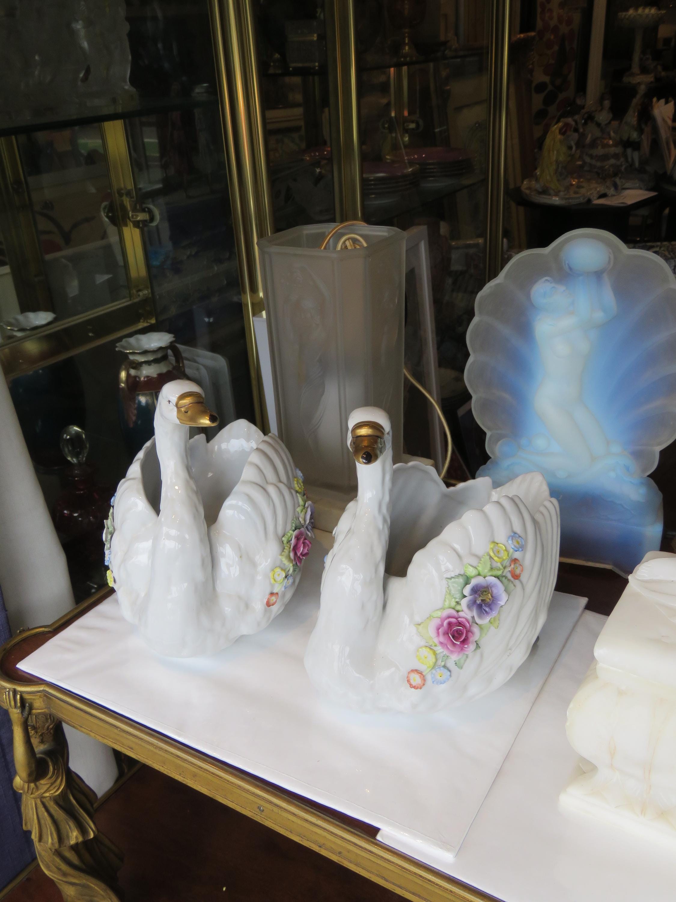 Dresden Swans - Etsy