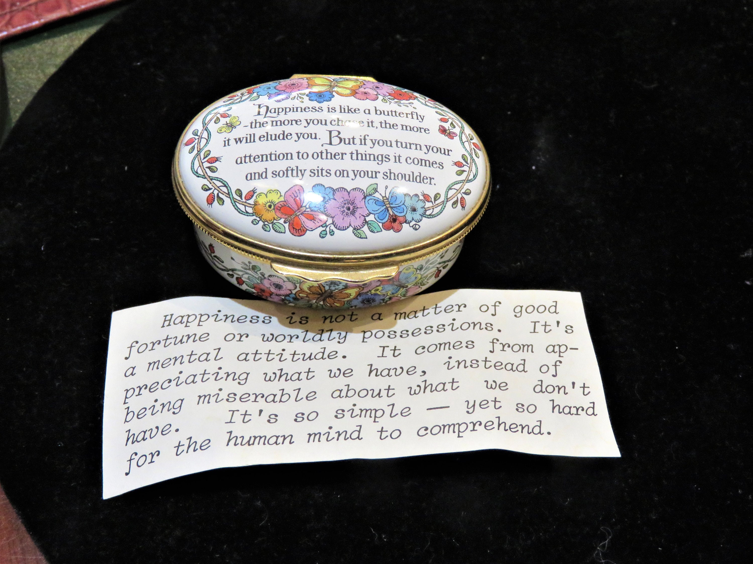 Butterfly Halcyon Days Box - Etsy