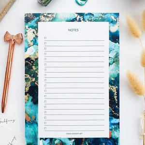 A5 Notepad - to Do List, Memo Pad, Notepad, Daily Planner, Jotter ...