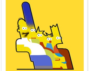 Couch Gag - Premium Matte Paper Print