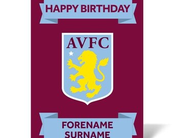 Aston Villa Poster Etsy Aston Villa Poster Etsy