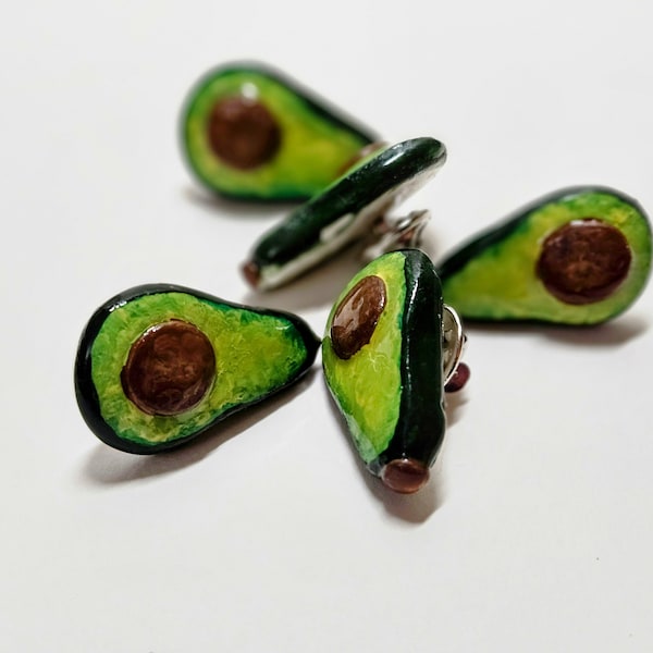 Handmade Avocado Pin