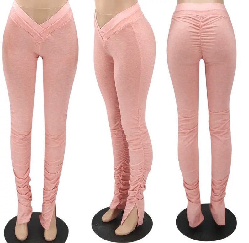 stacked legging joggers